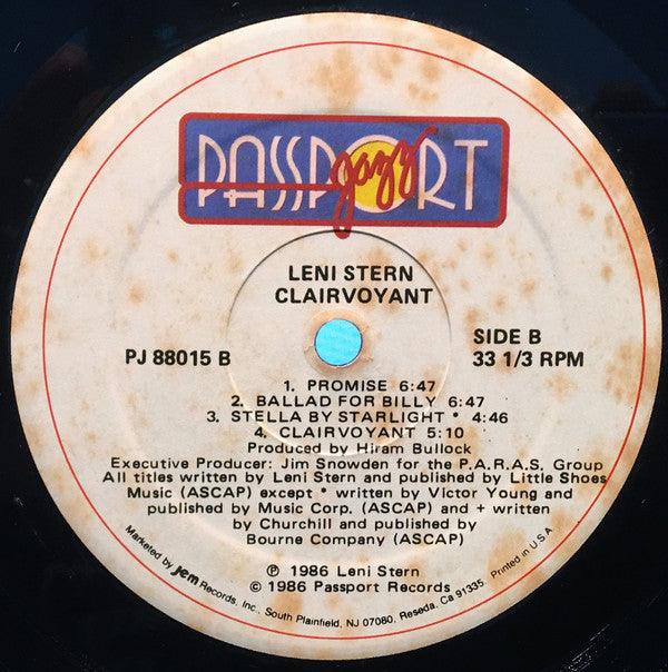 Leni Stern - Clairvoyant - LP