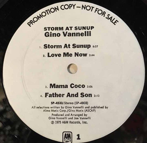 Gino Vannelli - Storm At Sunup - LP