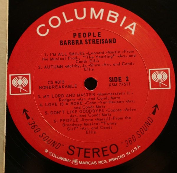 Barbra Streisand - People - LP