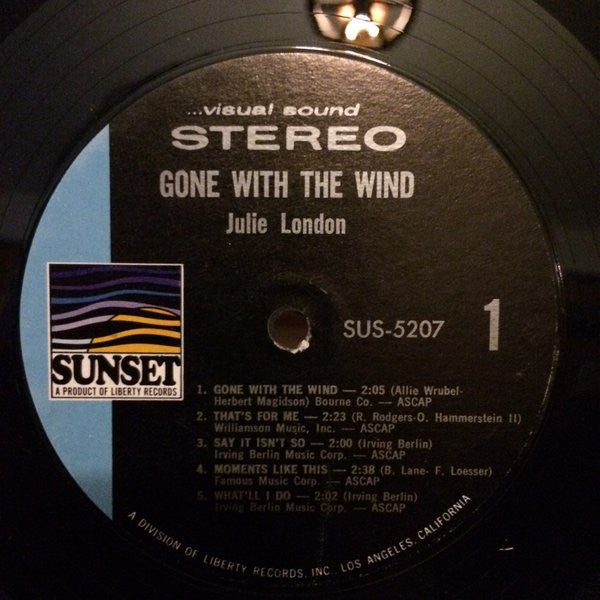 Julie London - Gone With The Wind - LP