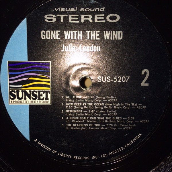 Julie London - Gone With The Wind - LP