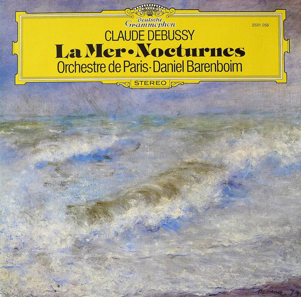 Claude Debussy, Orchestre De Paris • Daniel Barenboim - La Mer / Nocturnes - LP