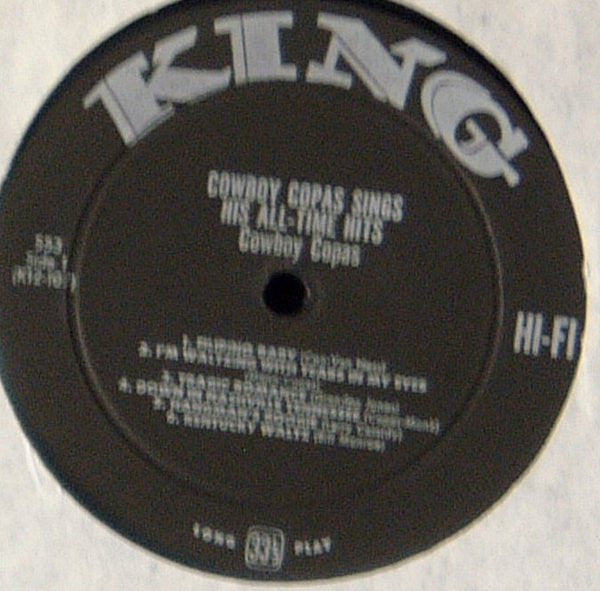 Cowboy Copas - Sings His All-Time Hits - LP
