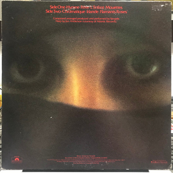 Vangelis - Opera Sauvage - LP