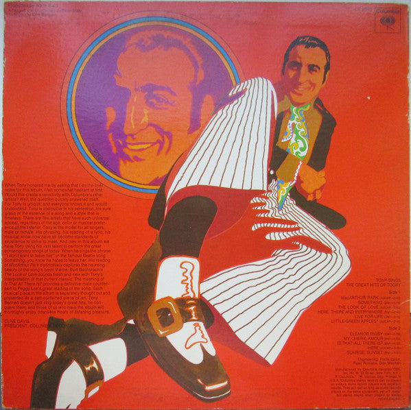 Tony Bennett - Tony Sings The Great Hits Of Today - LP