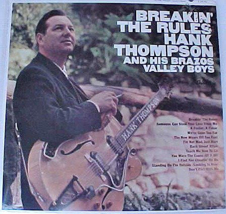 Hank Thompson and His Brazos Valley Boys - Breakin' The Rules - LP