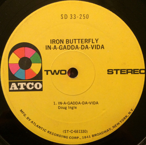 Iron Butterfly - In-A-Gadda-Da-Vida - LP