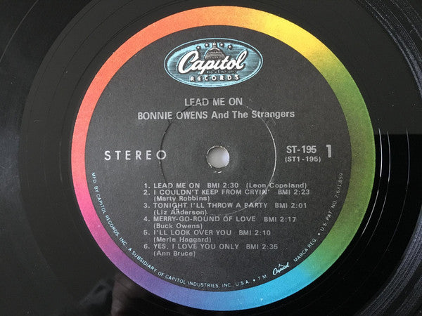 Bonnie Owens And The Strangers  - Lead Me On - LP