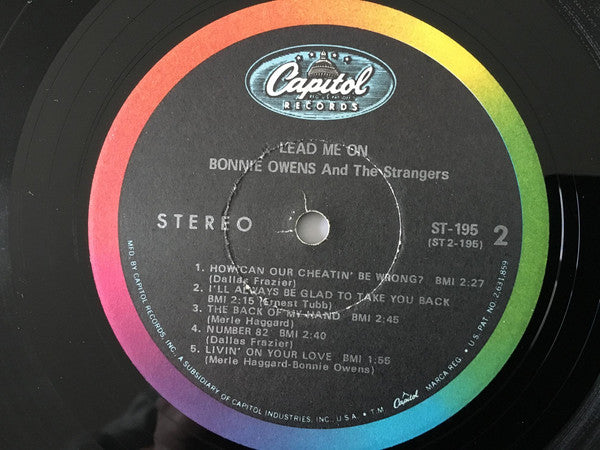 Bonnie Owens And The Strangers  - Lead Me On - LP