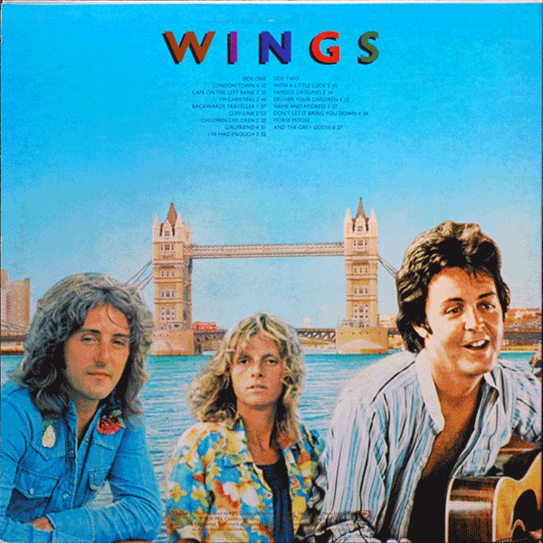 Wings (2) - London Town - LP