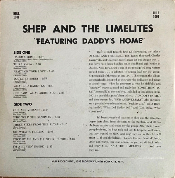 Shep And The Limelites* - Our Anniversary - LP