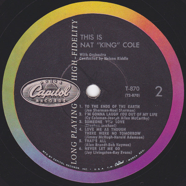 Nat King Cole - This Is Nat "King" Cole - LP