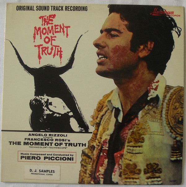 Piero Piccioni - The Moment Of Truth - LP
