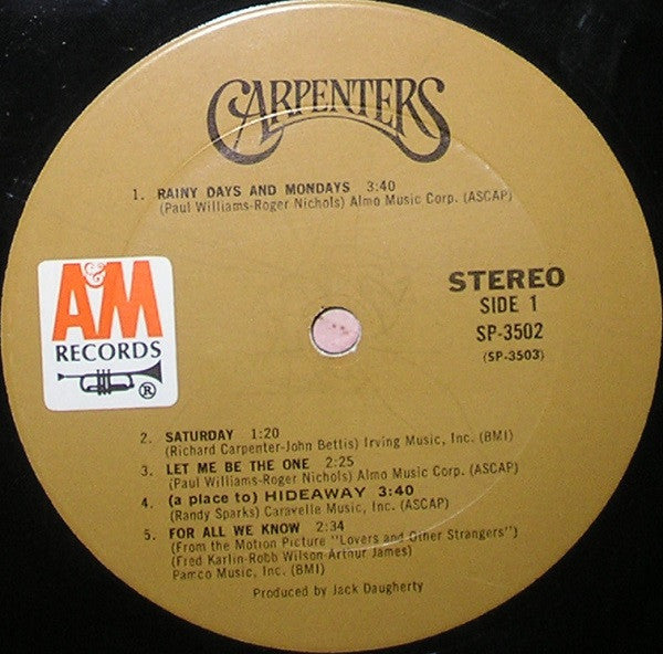 Carpenters - Carpenters - LP