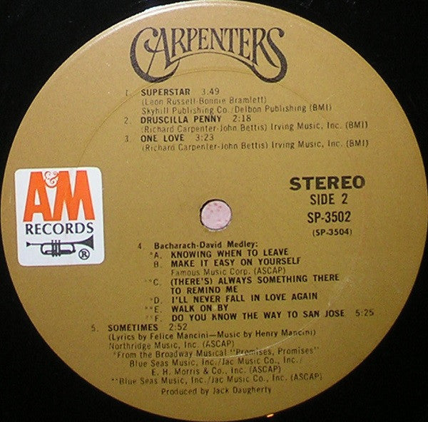 Carpenters - Carpenters - LP