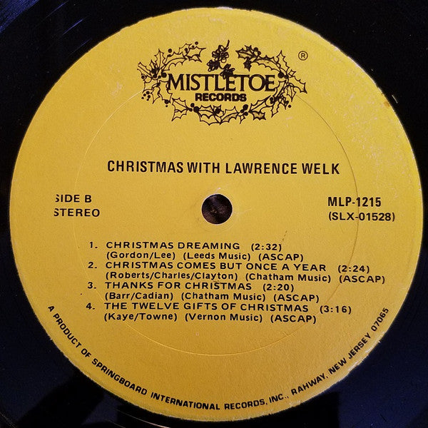 Lawrence Welk - Christmas With Lawrence Welk - LP