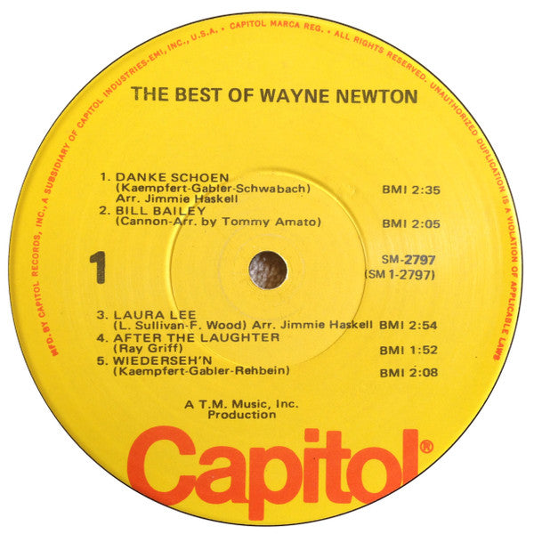 Wayne Newton - The Best Of Wayne Newton - LP