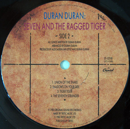 Duran Duran - Seven And The Ragged Tiger - LP