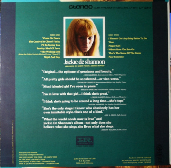 Jackie DeShannon - New Image - LP