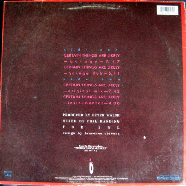 KTP* - Certain Things Are Likely - LP