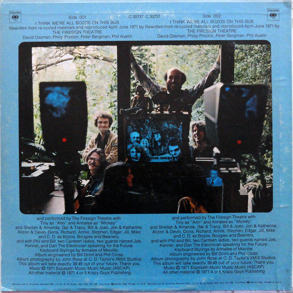 The Firesign Theatre - I Think We're All Bozos On This Bus - LP