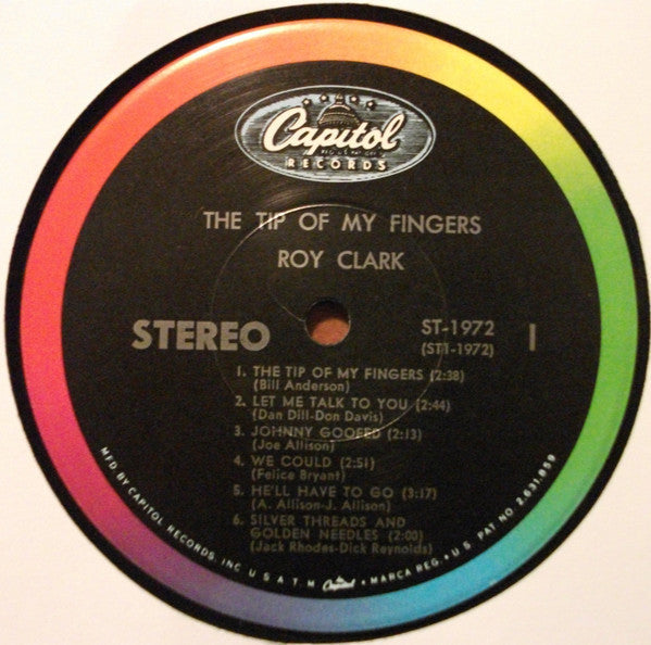 Roy Clark - The Tip Of My Fingers - LP