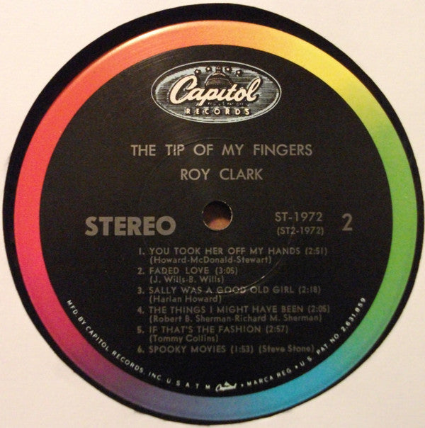 Roy Clark - The Tip Of My Fingers - LP