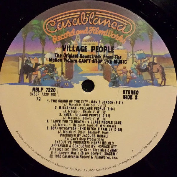 Village People - Can't Stop The Music - The Original Soundtrack Album - LP