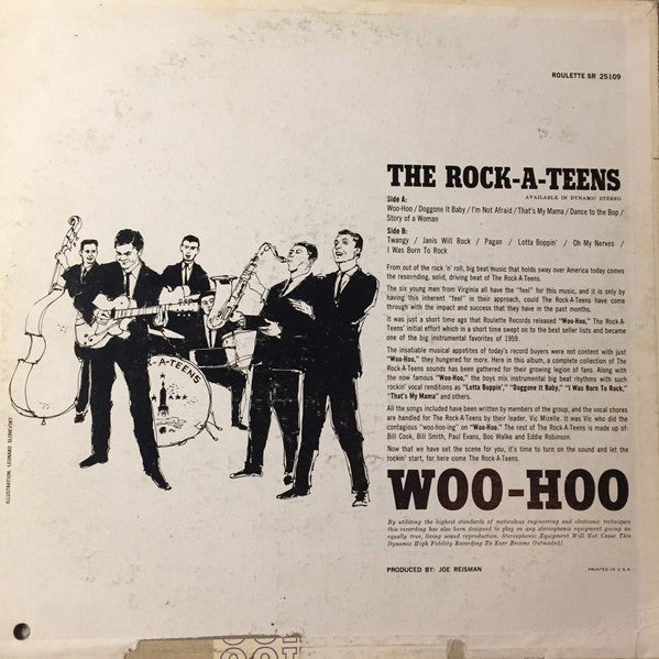 The Rock-A-Teens - Woo-Hoo - LP