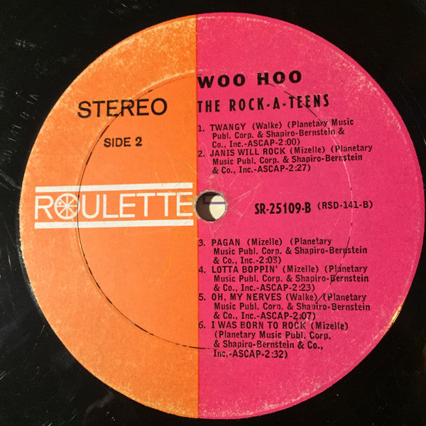 The Rock-A-Teens - Woo-Hoo - LP