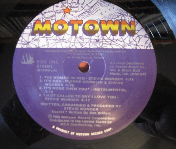 Stevie Wonder - The Woman In Red (Selections From The Original Motion Picture Soundtrack) - LP
