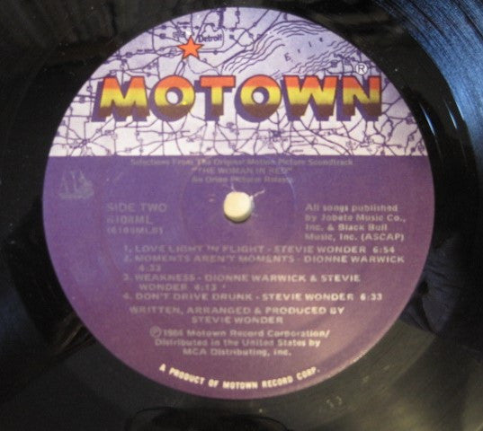 Stevie Wonder - The Woman In Red (Selections From The Original Motion Picture Soundtrack) - LP