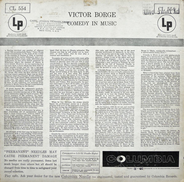 Victor Borge  - Comedy In Music - LP