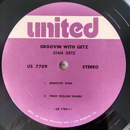 Stan Getz - Groovin' With Getz - LP