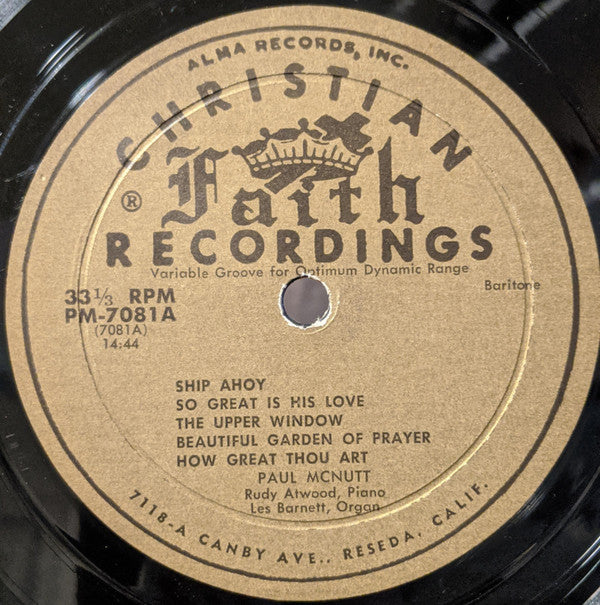 Paul McNutt - The Voice Of Paul McNutt - LP