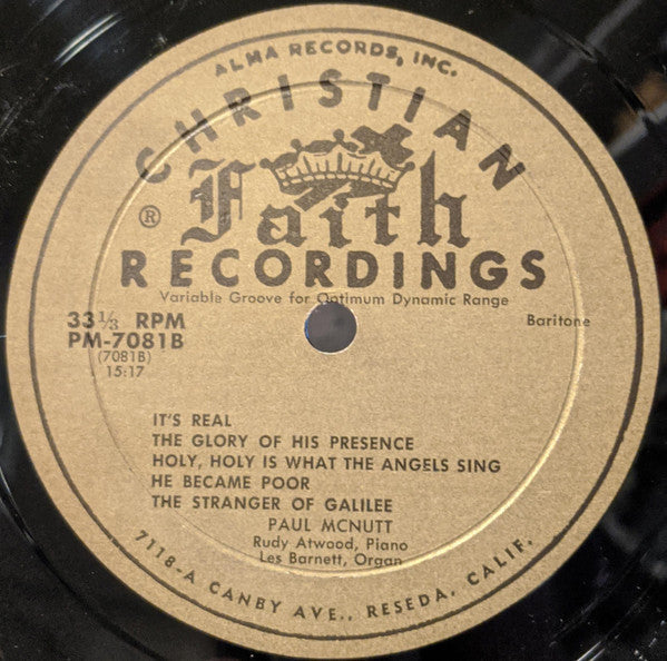 Paul McNutt - The Voice Of Paul McNutt - LP