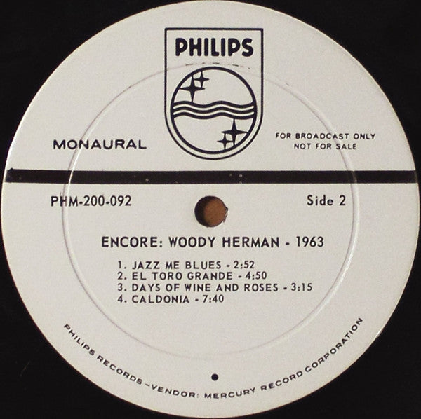 Woody Herman - Encore - LP