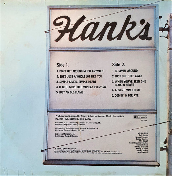 Hank Thompson - The Thompson Touch - LP