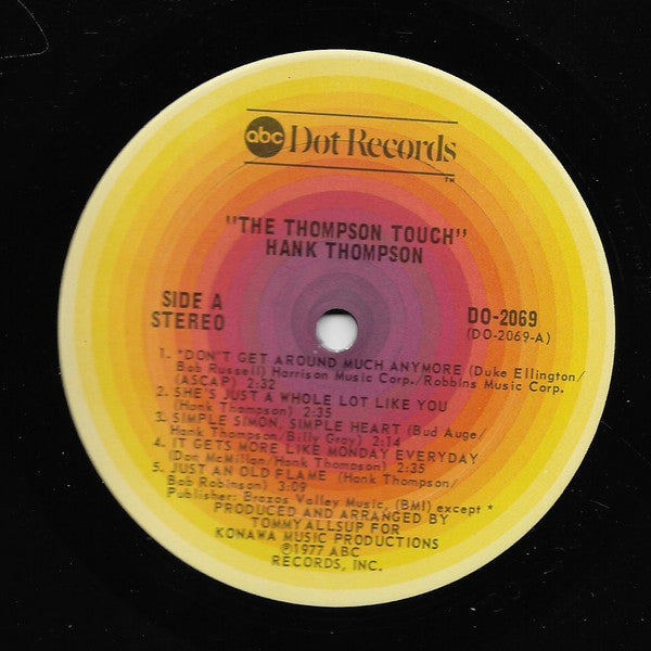 Hank Thompson - The Thompson Touch - LP