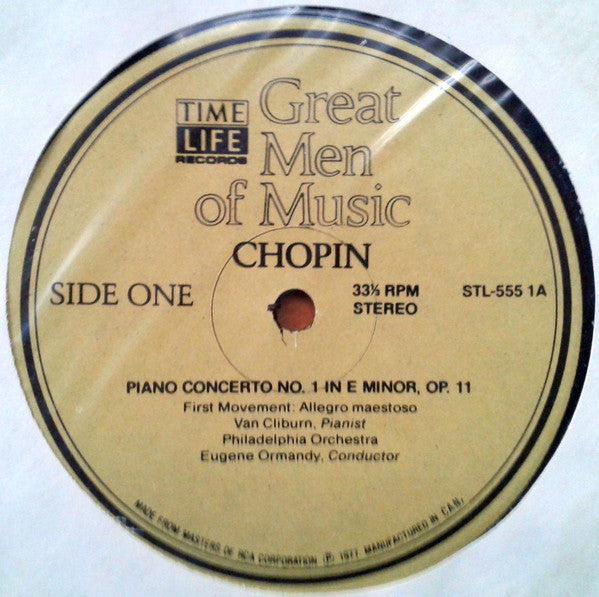 Frédéric Chopin - Great Men Of Music - LP