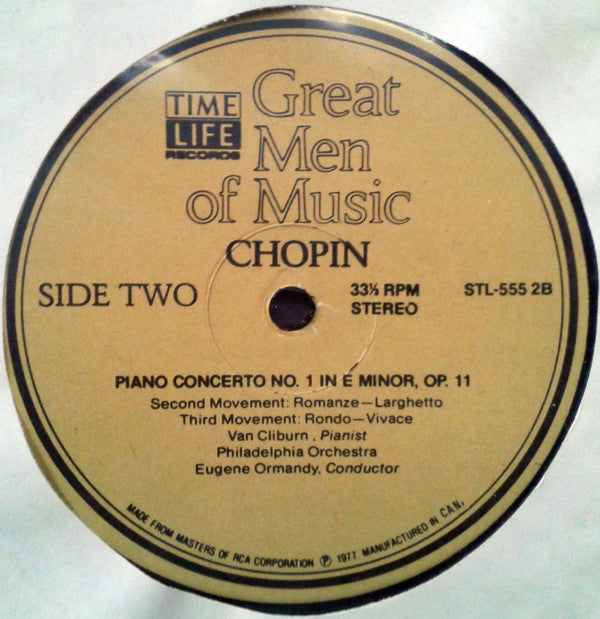 Frédéric Chopin - Great Men Of Music - LP