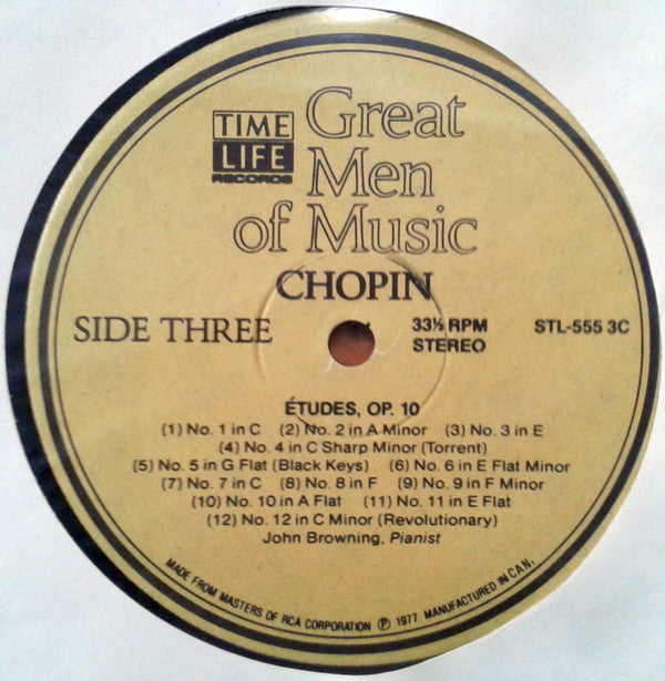 Frédéric Chopin - Great Men Of Music - LP