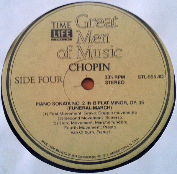 Frédéric Chopin - Great Men Of Music - LP