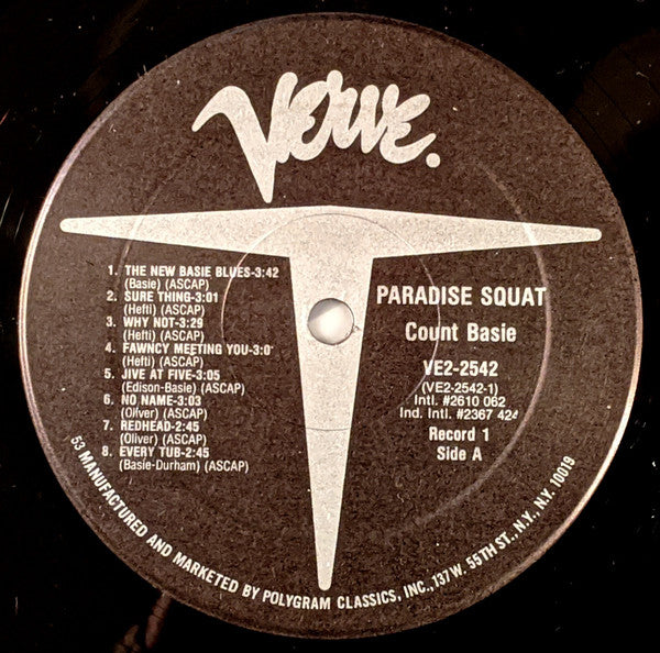 Count Basie - Paradise Squat - LP