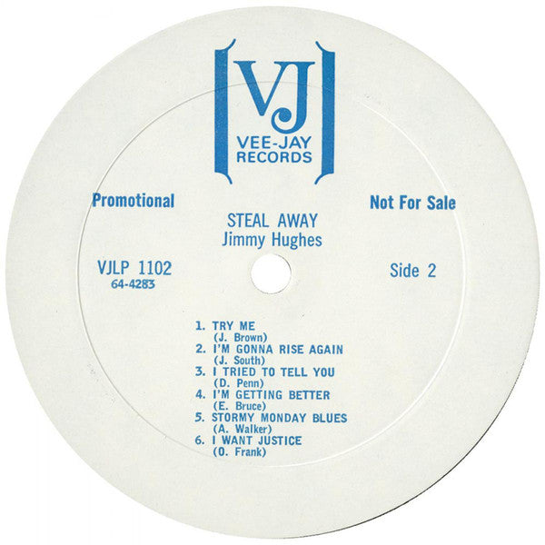 Jimmy Hughes - Steal Away - LP