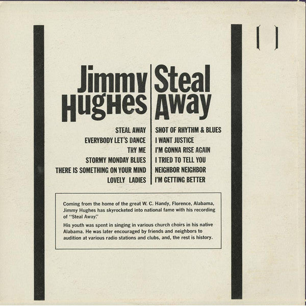 Jimmy Hughes - Steal Away - LP