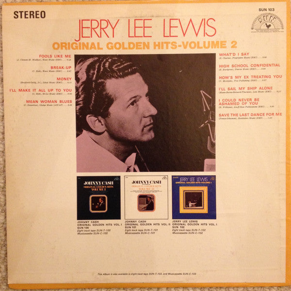 Jerry Lee Lewis - Original Golden Hits - Volume 2 - LP