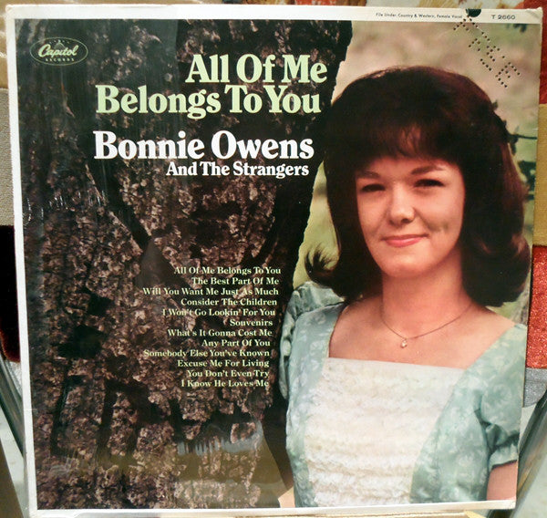 Bonnie Owens And The Strangers (5) - All Of Me Belongs To You - LP