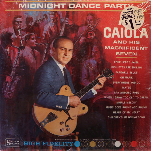 Al Caiola And His Magnificent Seven - Midnight Dance Party - LP