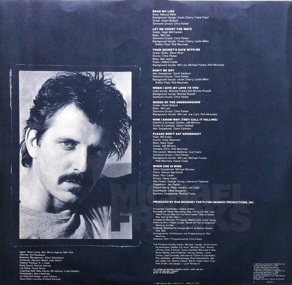 Michael Franks - Skin Dive - LP